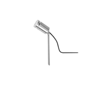 Photograph: Adjustable Outdoor Ground Spike Spotlight In Stainless Steel - IP65