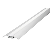 Photograph: Aluminium LED Strip Profile Surface Mount 2M With Frosted Diffuser 52.3 X 8.1MM For Max 12MM Width Strip