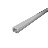 Photograph: Aluminium LED Strip Profile Surface Mounted 2M Frosted Diffuser IP65 18 X 12MM