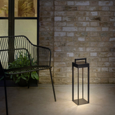 Photograph: Astro Kuro 450 Textured Black Portable Solar Led Table Lamp