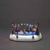 Photograph: B/O Mech.Christm.decor. Ice rink  12 Led, music USB