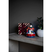 Photograph: B/O Mech.Christmas deco. Snowman 13 Led, music.3xAA&USB