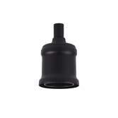 Photograph: Black E27 Decorative Metal Lampholder With Cable Clamp