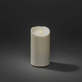 Photograph: Candle Ivory Warm White Led 9.5 x 18,4cm 5H Timer 2xD