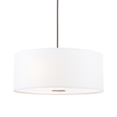Photograph: Dar 40cm Isla Easy Fit Pendant Ivory Shade - Shade Only