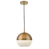 Photograph: Dar Andre AND0142 Aged Brass Single Pendant