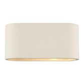 Photograph: Dar Axton AXT372 White Ceramic Large Wall Light