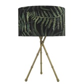 Photograph: Dar Bamboo BAM4275 Table Lamp In Antique Brass Finish Base Only