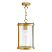 Photograph: Dar Bianka Pendant Satin Bronze and Ribbed Glass