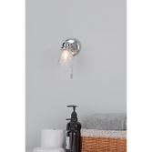 Photograph: Dar Cedric CED0738 Polished Chrome Single Wall Light - IP44