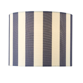 Photograph: Dar Cicada 20cm Blue And White Striped Drum Shade - 20cm