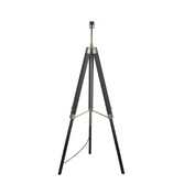 Photograph: Dar Easel EAS4922 Tripod Floor Lamp In Matt Black & Satin Nickel Base Only