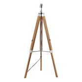 Photograph: Dar Easel EAS4943 Light Stained Wood Tripod Floor Lamp - Base Only