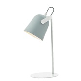 Photograph: Dar Effie EFF4139 Soft Matt Grey & White Task Lamp