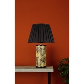 Photograph: Dar Eliza Gold Leopard And Foliage Motif Ceramic Table Lamp - Base Only