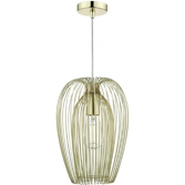 Photograph: Dar Ero 1 Light Pendant Gold - Clearance
