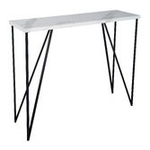 Photograph: Dar Fotini White Marble Console Table