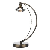 Photograph: Dar Luther LUT4175 Antique Brass Table Lamp