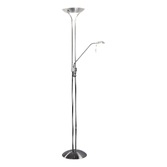 Photograph: Dar Montana MON4946 Satin Chrome Floor/Reading Lamp