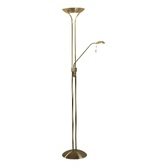 Photograph: Dar Montana MON4975 Antique Brass Floor/Reading Lamp