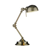 Photograph: Dar Ranger RAN4075 Antique Brass Finish Desk Lamp