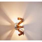 Photograph: Dar Rawley RAW0764 Brushed Copper Single Wall Light