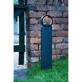 Photograph: Dar Reon REO4539 Exterior LED Round Post Lamp In Anthracite Finish - IP65