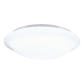 Photograph: Dar Sky SKY522 White Round Acrylic Flush Ceiling Light - IP44