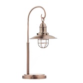 Photograph: Dar Terrace TER4264 Antique Copper Table Lamp