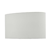 Photograph: Dar UTA1315 Ivory Faux Silk Oval Shade For UTA4250