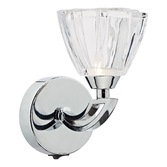 Photograph: Dar Vito VIT0750 Polished Chrome Single Wall Light