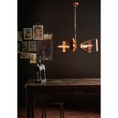 Photograph: Dar Yavanna YAV0564 5 Light Pendant In Oiled Copper Finish