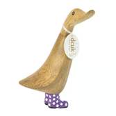 Photograph: Dcuk Purple Spotty Boots Bamboo Root Duck