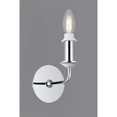 Photograph: Deco Banyan D0360 Polished Chrome Single Wall Light