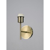 Photograph: Deco Carlton D0370 Antique Brass Single Wall Light