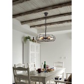 Photograph: Deco Claudia D0135 Black 5 Light Pendant