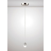 Photograph: Deco Dreifa D0179 Satin Nickel With Clear Cable Ceiling Suspension Kit