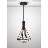 Photograph: Deco Kristoff D0140 Black Single Pendant