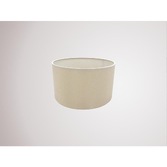 Photograph: Deco Sigma D0277 30cm Nude Beige Faux Silk Fabric Shade With Moonlight Inner