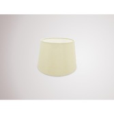 Photograph: Deco Sutton D0297 30cm Ivory Pearl Faux Silk Fabric Shade With White Laminate Inner