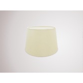 Photograph: Deco Sutton D0298 35cm Ivory Pearl Faux Silk Fabric Shade With White Laminate Inner