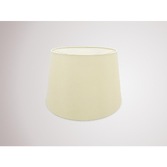 Photograph: Deco Sutton D0299 40cm Ivory Pearl Faux Silk Fabric Shade With White Laminate Inner