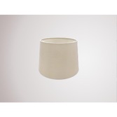 Photograph: Deco Sutton D0301 30cm Nude Beige Faux Silk Fabric Shade With Moonlight Inner