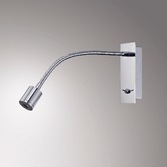 Photograph: Deco Winslow D0194 Polished Chrome LED Flexible Wall Light - 3000K