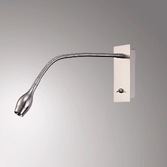 Photograph: Deco Winslow D0206 Satin Nickel LED Flexible Wall Light - 3000K