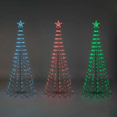 Photograph: Decoration Metal Black Cone 265 RGB Led, black cable, remote