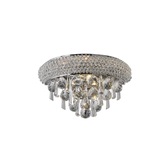 Photograph: Diyas Alexandra IL31440 Polished Chrome 2 Light Crystal Wall Light