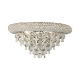 Photograph: Diyas Alexandra IL31441 Polished Chrome 3 Light Crystal Wall Light