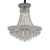 Photograph: Diyas Alexandra IL31450 Polished Chrome 9 Light Crystal Pendant