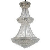 Photograph: Diyas Alexandra IL31455 Polished Chrome 37 Light Crystal Chandelier